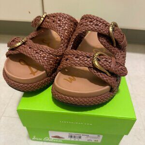 Sam Edelman Womens Reid Beige Slide Sandals Shoes Size 8.5 Medium